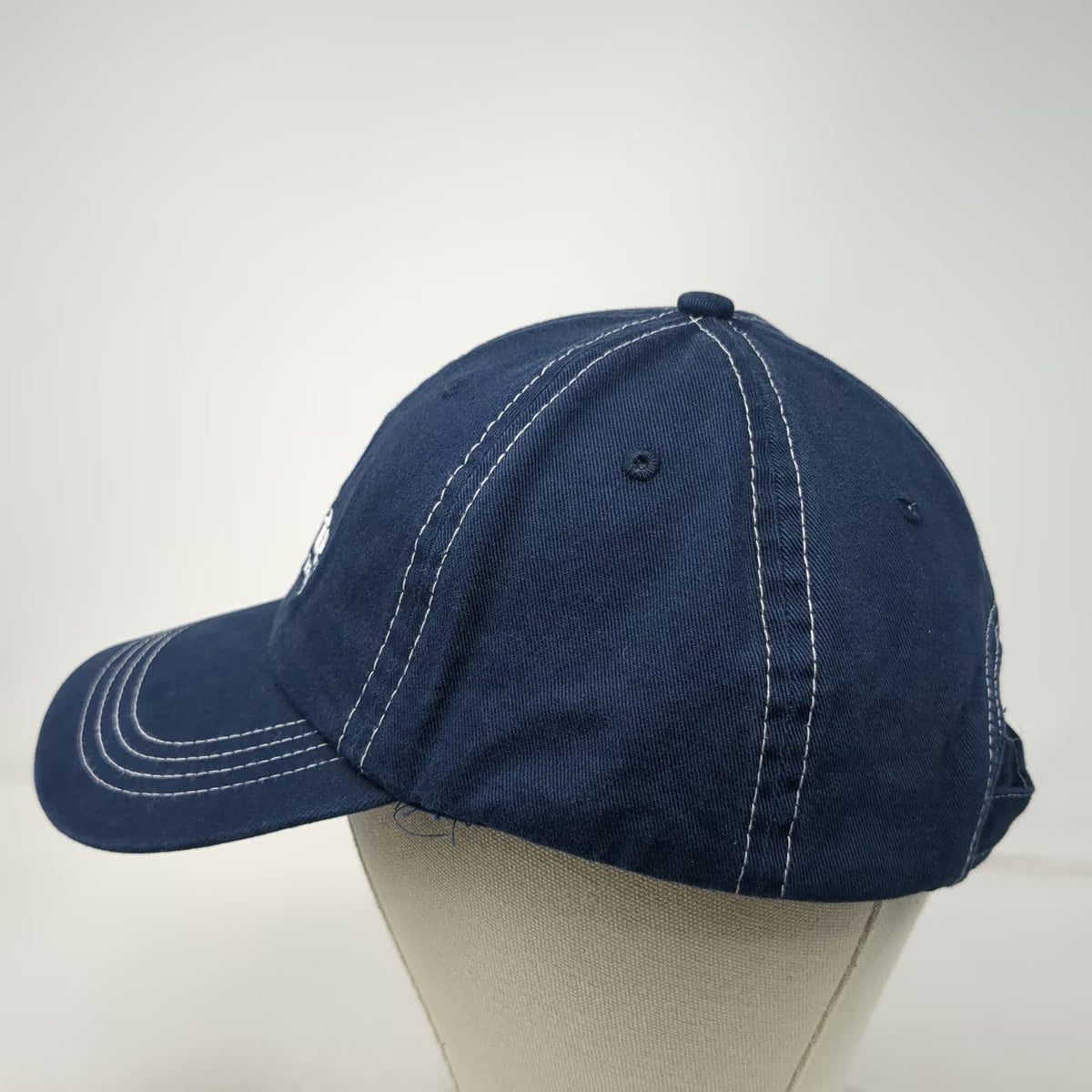 Allstate Insurance Baseball Cap Blue One Size Contrast Stitching Strapback hat