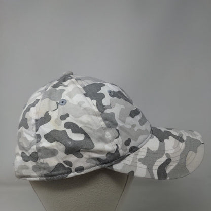 PUMA Slideback Hat Gray Camouflage One Size Adjustable Embroidered Cotton