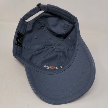 Vitalize Strapback Hat Blue OSFM Adjustable Embroidered Vented Holes 6 Panel OC