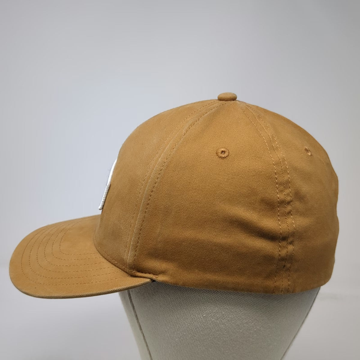O'Neill Baseball Cap Brown XL Fitted Patch Embroidered 6-Panel Stretch Fit Hat