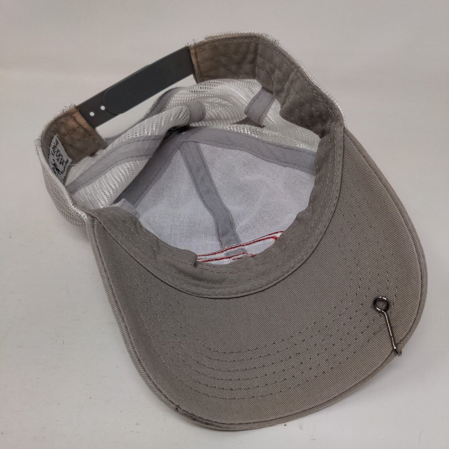 Strike King Snapback Mesh Back Trucker Hat Tan One Size Fishing Hook