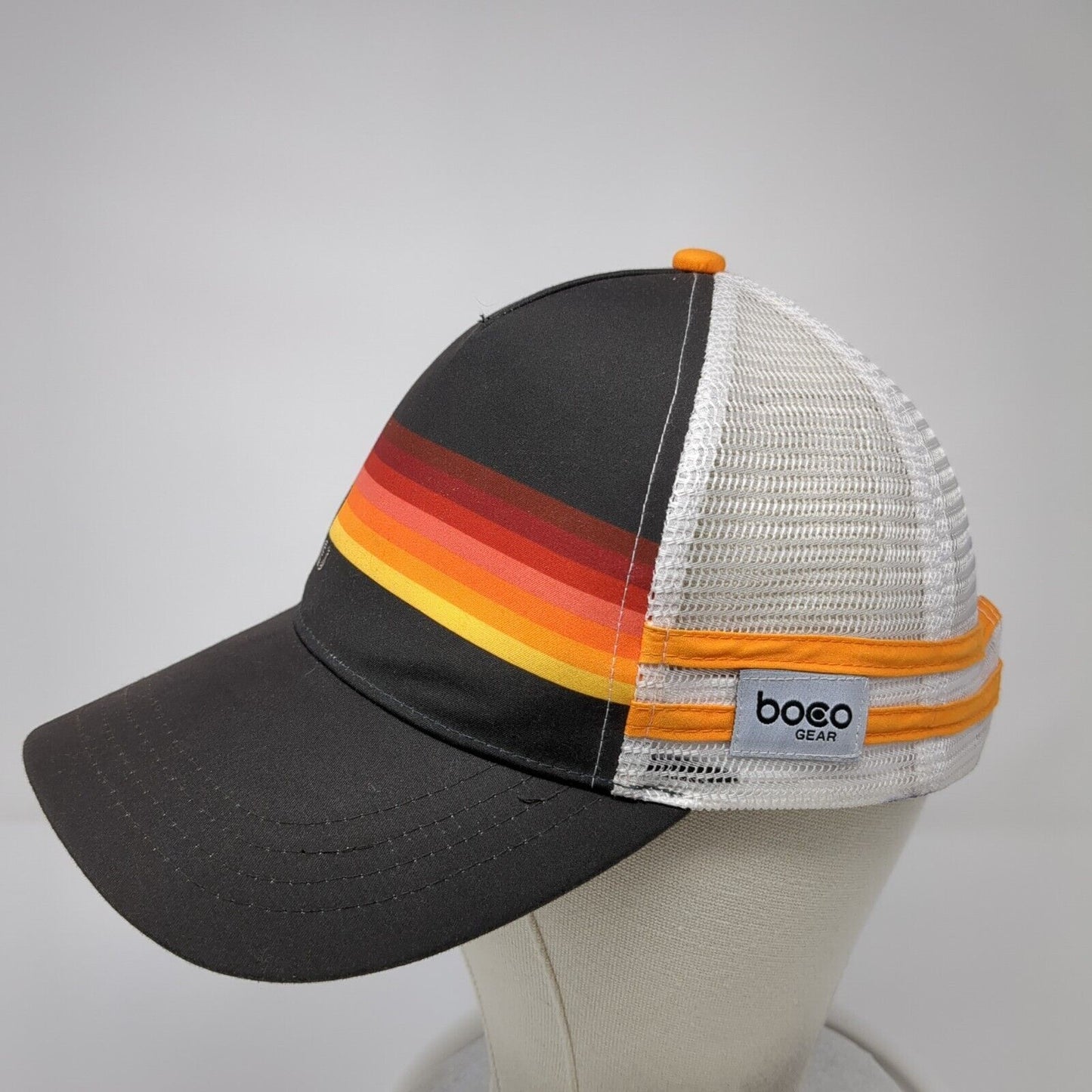 Meridian Cycles Snapback Trucker Hat Black OS Adjustable Mesh Back Boco Gear