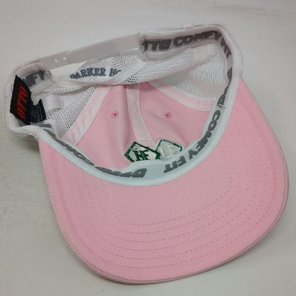 OTTO Trucker Hat Pink White One Size Mesh Snapback Parker House PH Logo Cotton