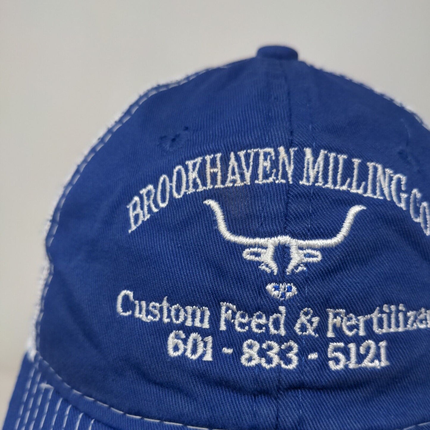 Brookhaven Milling Co. Snapback Trucker Hat Multicolor OSFM Adjustable Mesh Back
