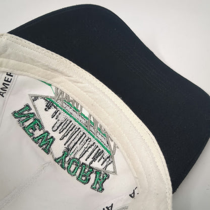 The Classics 5 Panel White Hat One Size New York Skyline City Patch Snapback