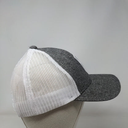 Columbia Snapback Trucker Hat Gray One Size Adjustable Mesh Back Polyester