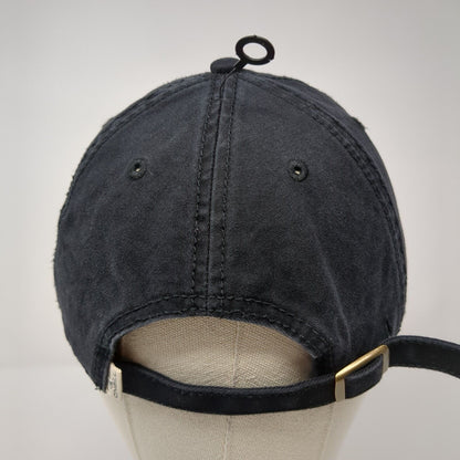 Pineapple Slideback Hat Black One Size Adjustable Embroidered O'Neill Cotton