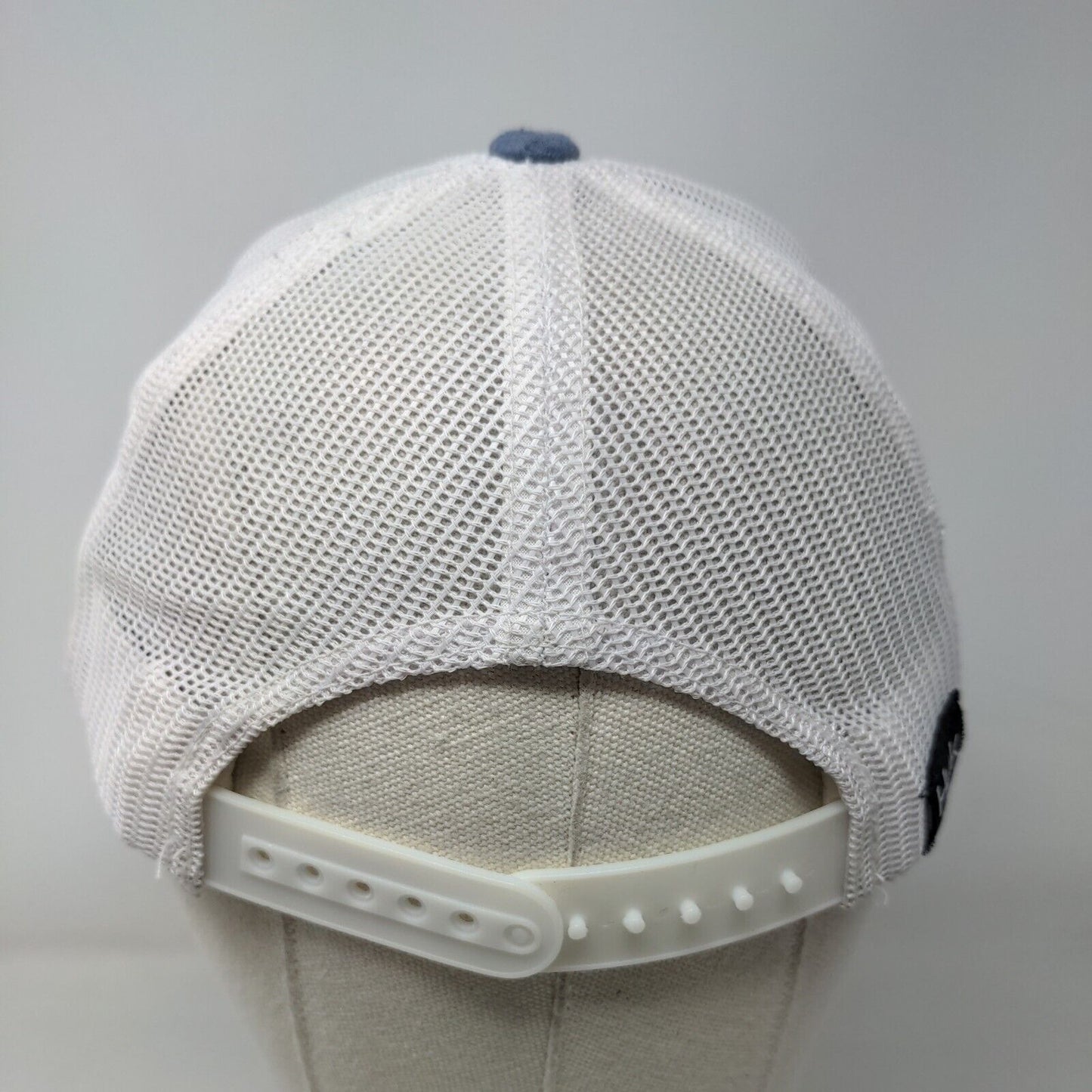 Huk Fishing Snapback Trucker Hat Blue OSFM Adjustable Mesh Back Yupoong