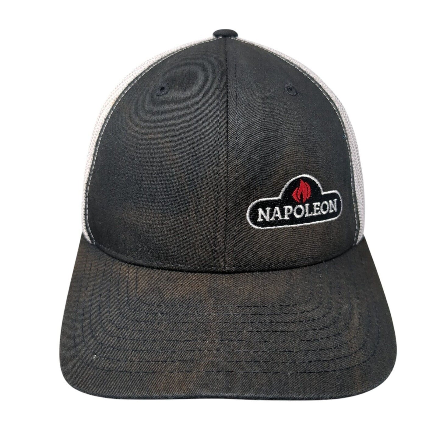Napoleon Fire Snapback Trucker Hat Black One Size Mesh Back Yupoong