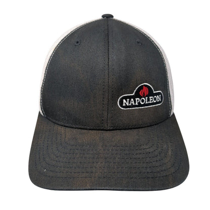 Napoleon Fire Snapback Trucker Hat Black One Size Mesh Back Yupoong