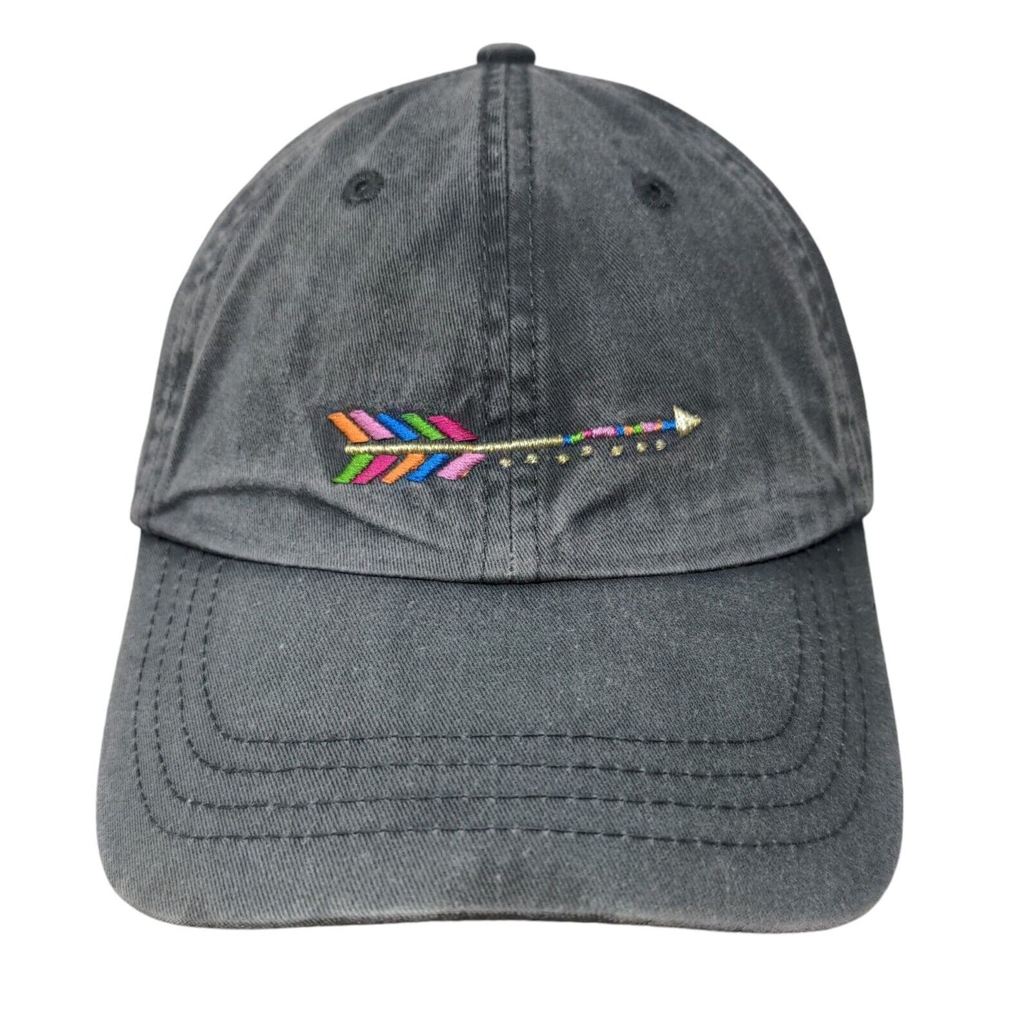 Arrow Follow Your Dreams Slideback Hat Gray One Size Embroidered Natural Life