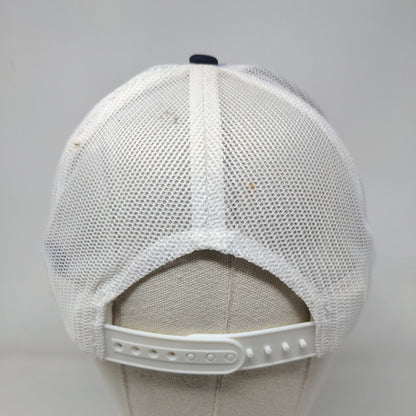 Appalachia Rises Snapback Mesh Back Trucker Hat Blue One Size Port Authority