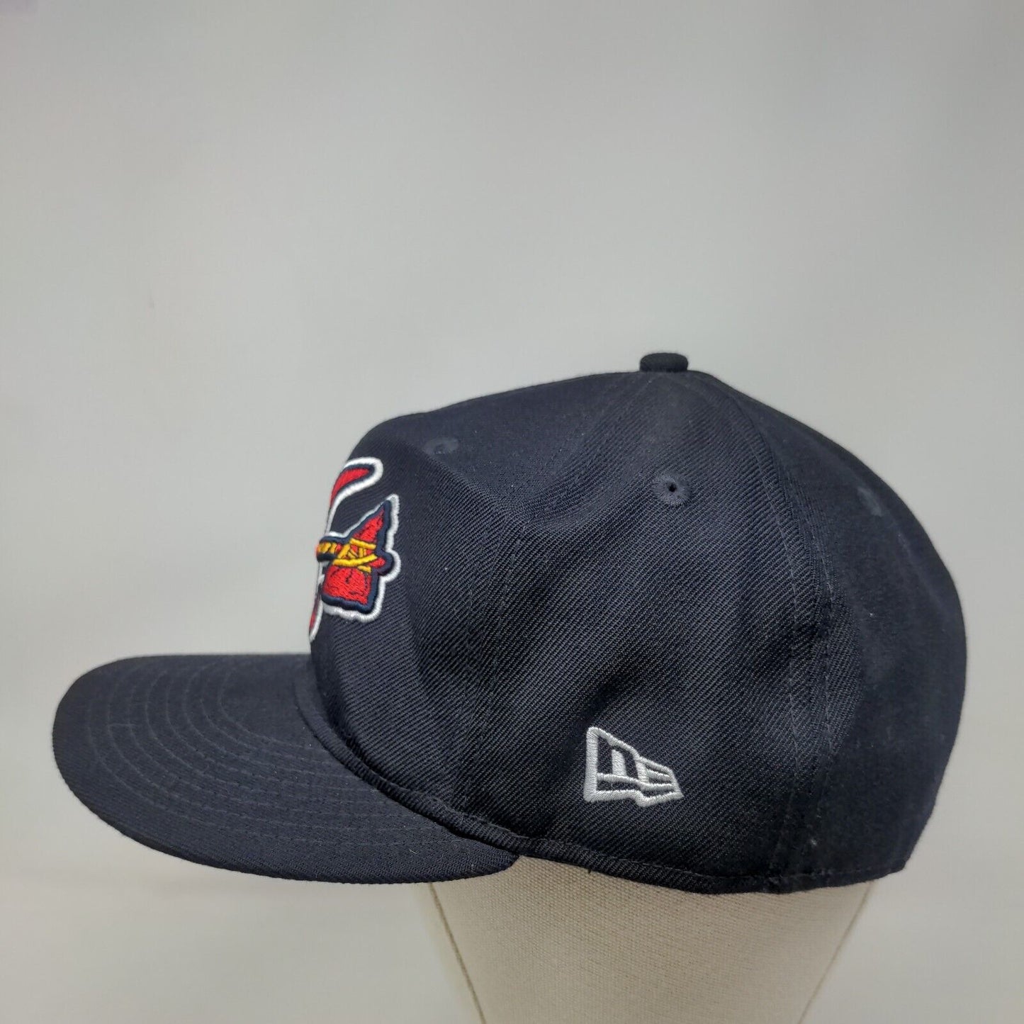 Atlanta Braves Fitted Hat Blue Size 7 3/4 New Era 59Fifty Embroidered Logo MLB