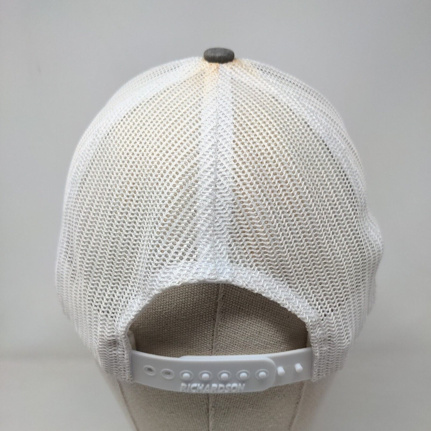KW Snapback Mesh Back Trucker Hat Gray One Size Embroidered Richardson