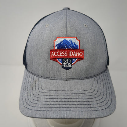 Access Idaho 20 Years Snapback Trucker Hat Multi One Size Mesh Back