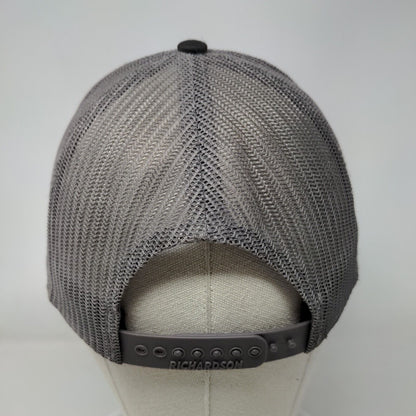 Bajason Growers Snapback Trucker Hat Black OS Embroidered Mesh Back Richardson