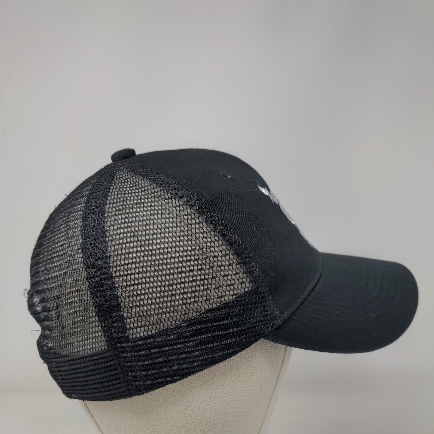 Western Son Vodka Snapback Mesh Back Trucker Hat Black One Size Solid
