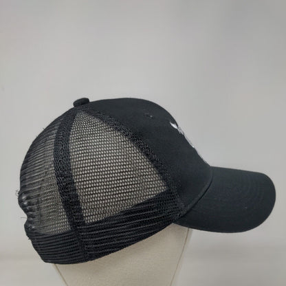 Western Son Vodka Snapback Mesh Back Trucker Hat Black One Size Solid