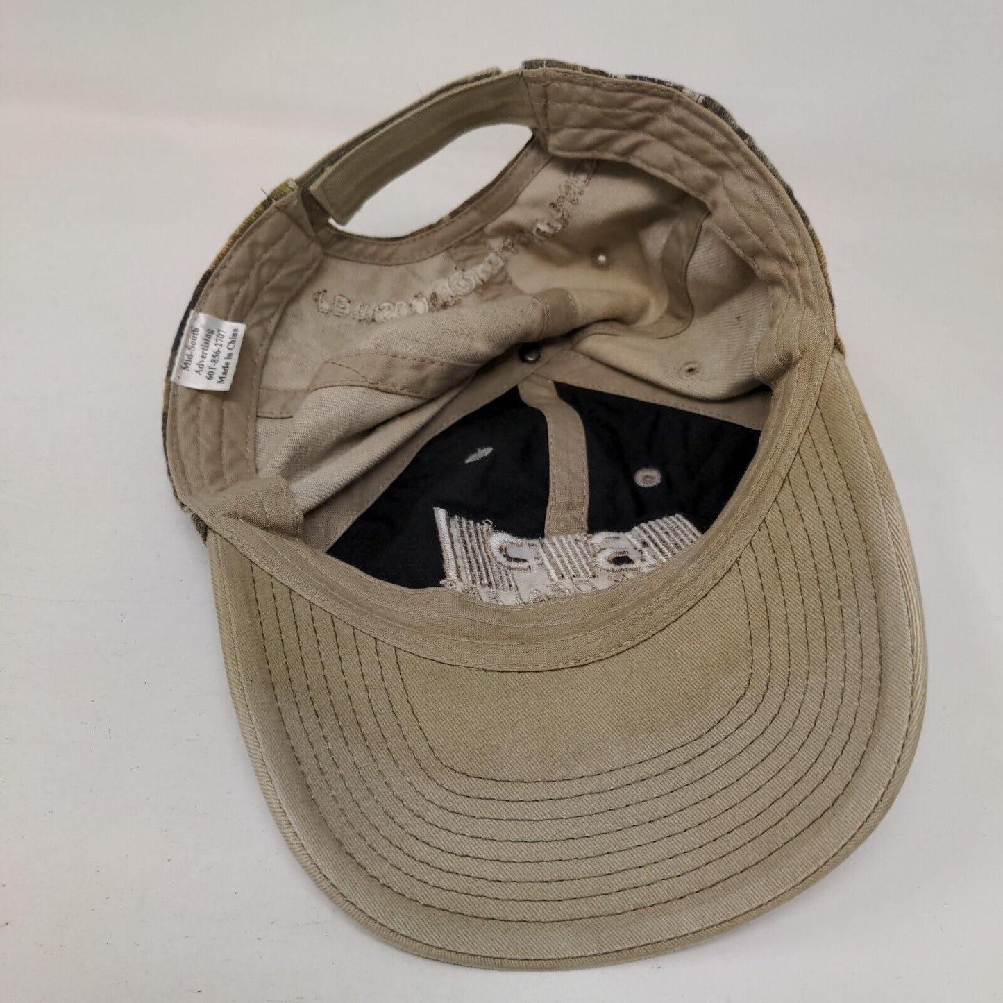 Timber Dealers Strapback Hat Camo One Size Adjustable Embroidered