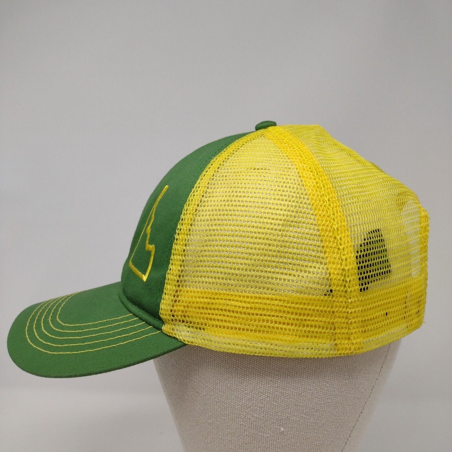 Farm Idaho Snapback Trucker Hat Multicolor OSFM Mesh Back John Deere