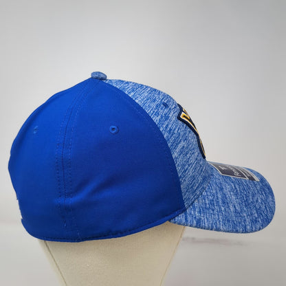 St. Louis Blues NHL Fanatics Cap Blue Yellow L Stretch Fit Flex Curved Brim Hat