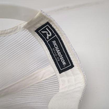 Richardson Trucker Hat Gray One Size VGS Logistics Eagle Logo Snapback Mesh