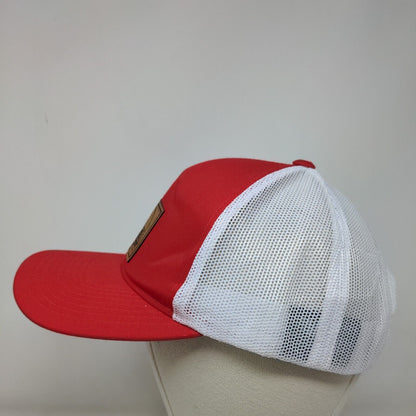 East Coast Truck Bodies Snapback Mesh Back Trucker Hat Red One Size
