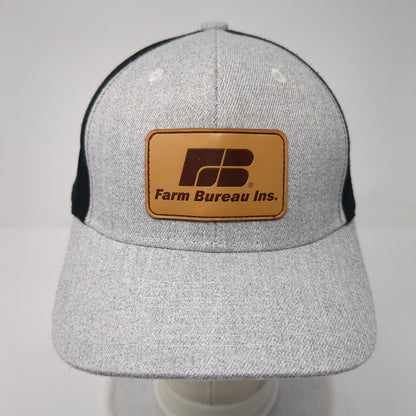 Farm Bureau Ins Snapback Hat Gray One Size We Know Idaho We Grew Up Here