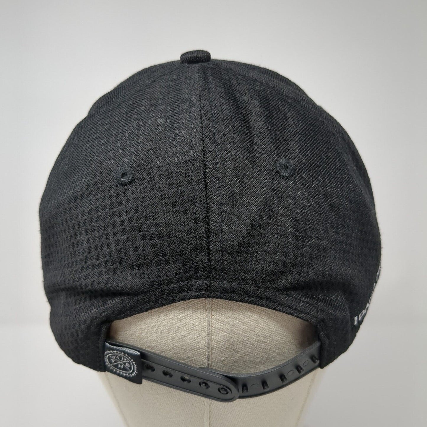 Idaho Heartbeat Snapback Hat Black One Size Adjustable Embroidered 6 Panel