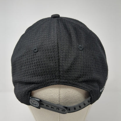 Idaho Heartbeat Snapback Hat Black One Size Adjustable Embroidered 6 Panel