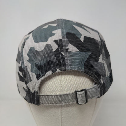 Aeropostale Men's Slideback Hat Gray Camo Size OS 100% Cotton Adjustable