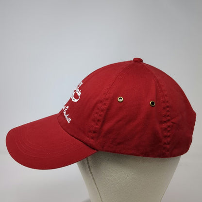 Anvil Baseball Cap Red One Size Slideback 2005 World Series Babe Ruth NY Hat