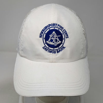 Hit Wear Newburyport Five Cents Savings Bank Baseball Cap White One Size Hat