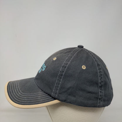 Cushing Terrell Strapback Hat Blue OSFA Adjustable Embroidered Port Authority