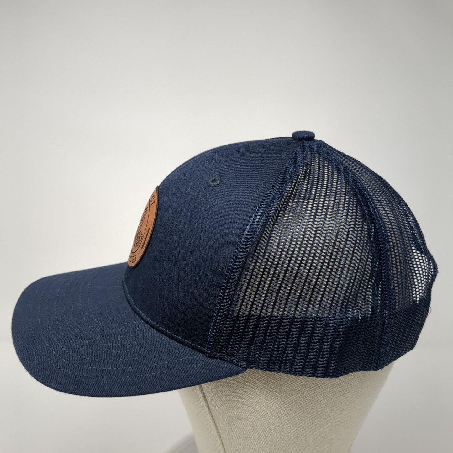 Fungi For Ager Snapback Trucker Hat Blue OS Adjustable Mesh Back Richardson