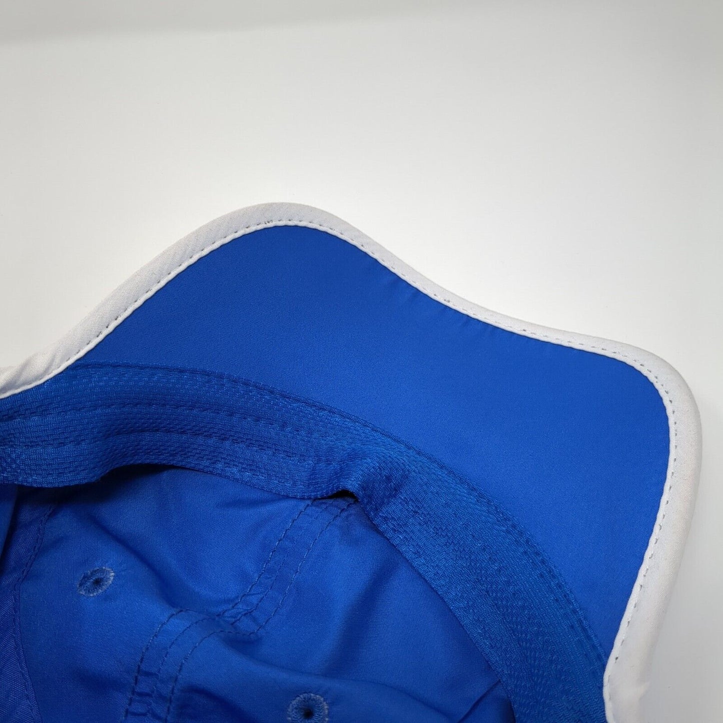 Fit One 5K 10K Half Marathon Greenlayer Strapback Running Cap Blue OS Adjustable