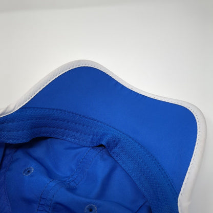Fit One 5K 10K Half Marathon Greenlayer Strapback Running Cap Blue OS Adjustable