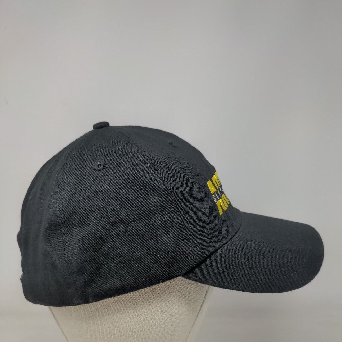 Artists Simply Human Slideback Hat Black One Size Embroidered 6 Panel