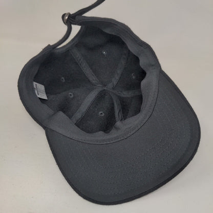 Gadiemkensd Slideback Hat Black Large Adjustable 6 Panel Wool Solid Blank