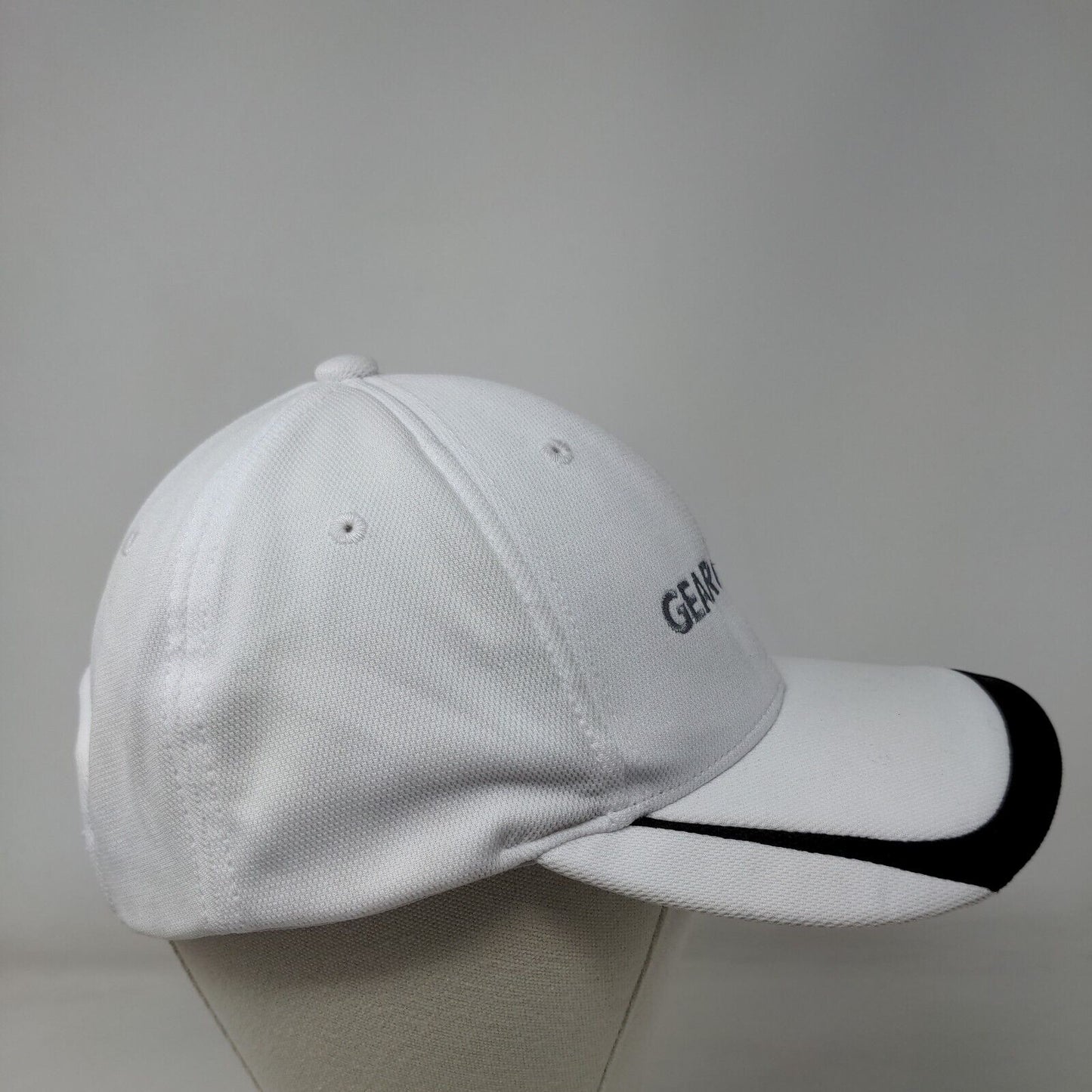 Gear Wash Strapback Hat White One Size Embroidered 6 Panel Sport-Tek