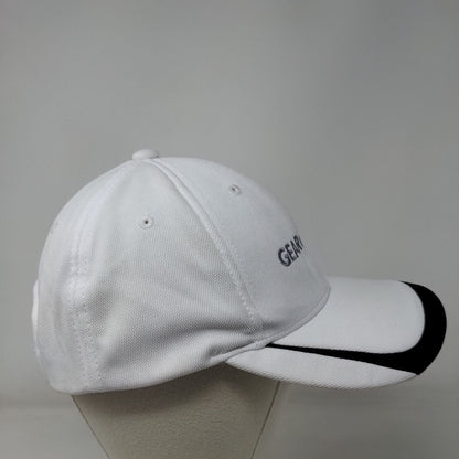 Gear Wash Strapback Hat White One Size Embroidered 6 Panel Sport-Tek