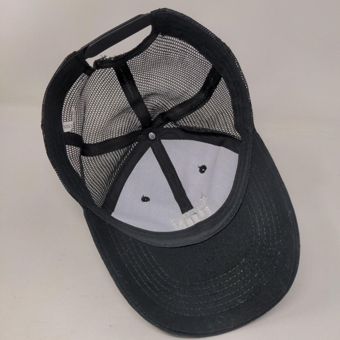 Western Son Vodka Snapback Mesh Back Trucker Hat Black One Size Solid