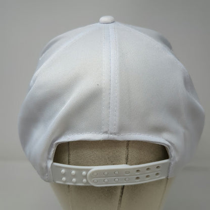 Mohr's 5 Panel White One Size Hat Boise State University Truck Driving Semi Rope