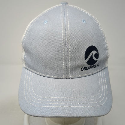 Lucky Fashion Accessories Trucker Hat Blue One Size Orlando Florida Wave Logo