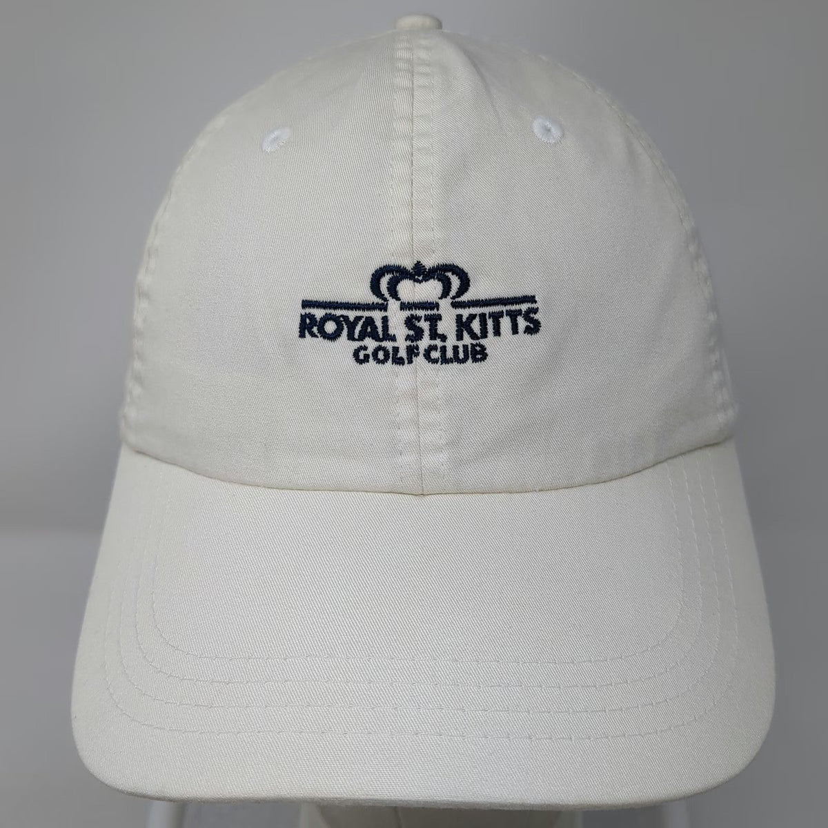 Ahead Royal St Kitts Golf Club Baseball Cap White One Size Lightweight Cotton