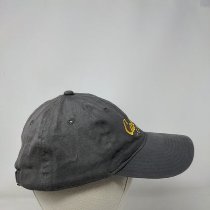 Cabela's Club Slideback Hat Gray One Size Adjustable Embroidered Vented Holes