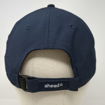 ahead Baseball Cap Blue One Size Adjustable Performance Hat Eagle Maple Leaf