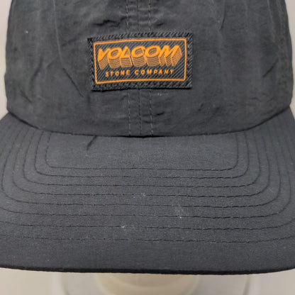 Volcom Stone Company Patch Slideback Hat Black One Size Adjustable