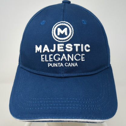 Majestic Elegance Punta Cana Resort Baseball Cap Blue OSFM Travel Souvenir Hat