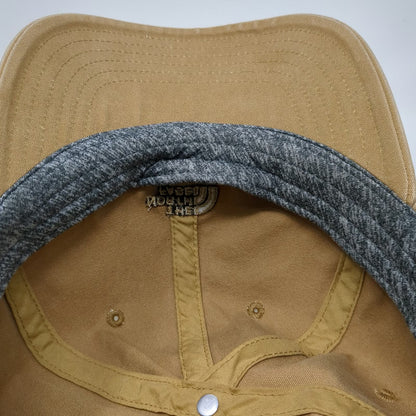 The North Face Baseball Cap Brown One Size Cotton Embroidered Logo Slideback Hat